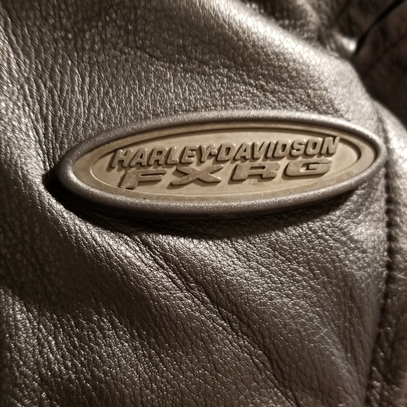 Women's leather motorcycle jacket - Picture 2 of 7